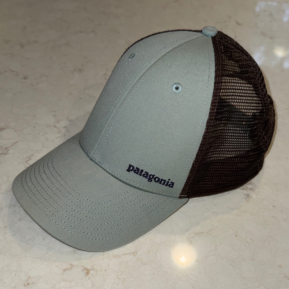 Patagonia Blue and Brown Mesh Cap